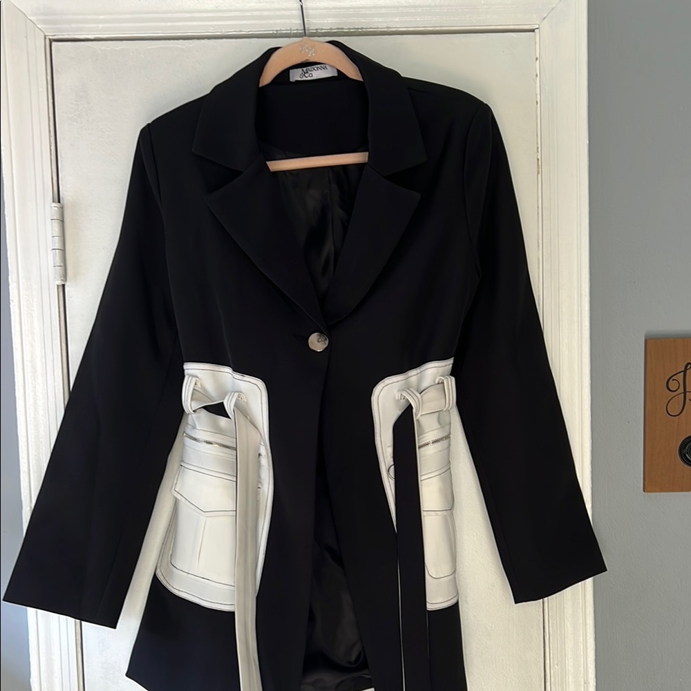 Black and White Women's Jacket